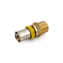 RACCORDO F 16 x 1/2 MULTISTRATO GAS A PRESSARE