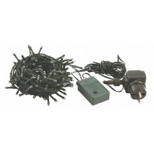 LUCI NATALE 100 LED PER ESTERNO BIANCO CALDO