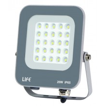 FARETTO GRIGIO IP65 LED SMD 20W 4000K