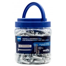 BARATTOLO FXU 6X30 + VITI 4,5X40 400PZ + PUNTA